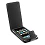 GTMax Permium Durable Leather Flip Carrying Case - Black for Apple iPod touch 8GB 32GB 64G 3rd 3G Generation NEWEST MODEL