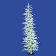 Whimsical Seafoam Green Laser Artificial Christmas Tree 5'