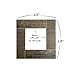 Tiny Mighty Frames 3-Set, Distressed Wood, Square Instagram Photo Frame, 4x4 (3.5x3.5 Window) (3)