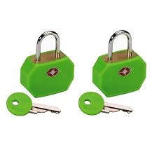 Lewis N. Clark Travel Sentry Mini Padlock 2-pk.