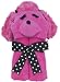 poodle5 - Mullins Square Tubbie Hooded Towel Hot Pink Poodle