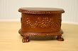 SALE!!! Dollhouse Miniature Handcarved Walnut Small Table