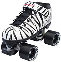 Riedell Dart Zebra Roller Skate (size 4)