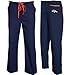 NFL Denver Broncos Unisex Solid Scrub Pants - Navy Blue