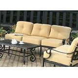 Alfresco Home Chateau Deep Seating Sofa w/ Optional Cushion Set