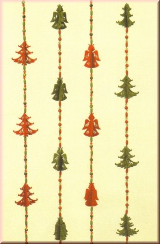Girlande Tanne und Engel 2er Set Weihnachten