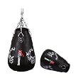 Cowhide Leather Pear Shape Maize bag Kick Boxing Punch bags filled with chain Black 2 ft