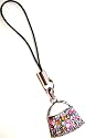 Colorful Purse Cell Phone Charm
