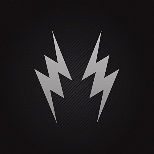 Stickers A Pair Of Strikes Sparks Thunders Skate Specialty Funny Wea Gray (7 X 2.87 In)