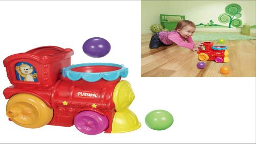 Imagen 1 de Hasbro Playskool Tren bolitas - Tren de juguete lanza bolas