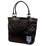 MLB New York Mets Quilted Tote, Black