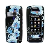 Blue Flower Snap on Hard Skin Cover Case for Lg Voyager Vx10000