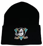 Vintage High-Bulk Anaheim Mighty Ducks Black Cuff Beanie