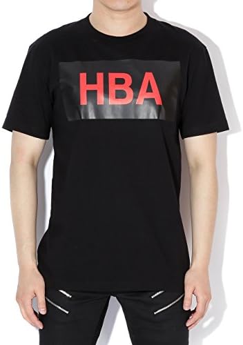 Hood By Air Men's Red Logo Print T-Shirt XS Black