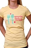 SPOONING LEADS TO FORKING T-SHIRTS - SPOONING LEADS TO FORKING SHIRT FOR GIRLS