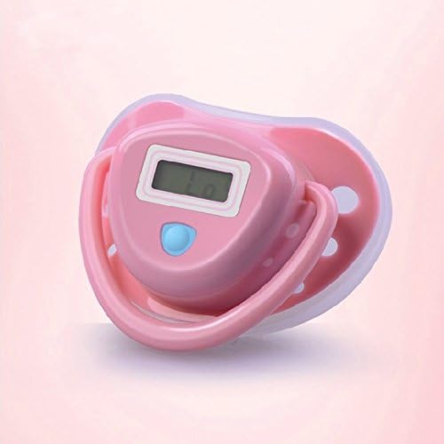 xbeayun Infant Baby LCD Digital Dummy Pacifier Children Safe Electronic Soft Oral Nipple Thermometer Soother