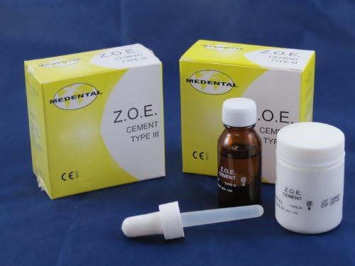 Dental Cement Z.O.E Type III Kit 2 Pack FDA APPROVED MEDENTAL