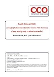 South Africa 2010: Leveraging Nation Brand Benefits from the FIFA World Cup (Contemporary Cases Online)