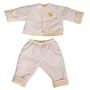 Molly P Originals - 18" Polka Dot/ Stripe Reversible Outfit (Yellow)