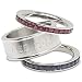 Stainless Steel Boston Red Sox Team Logo Ring Set Stainless Steel Boston Red Sox Team Logo Ring Set