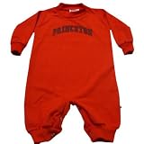 Infant Orange Cotton Romper with Princeton - now... by THIRD STREET SPORTSWEAR