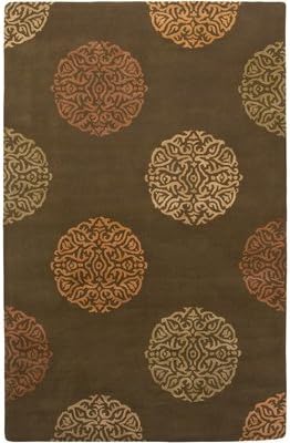 Mercer Design Brown, Hand-Tufted Rug Rug Size: 2' x 3'