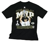 Green Bay Packers NFL Superbowl MVP AARON RODGERS Mens Tee, Black