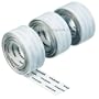 Clear half inch Vinyl Label Tape - 3 Rolls