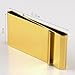 Y&G MC1042 In Bulking Presents Gold Mirror Stainless Steel Triple Folding Money Clip World Wide Presents Idea