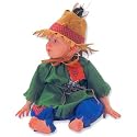 Mullins Square Scarecrow , Blue/Green - 6-18 Months