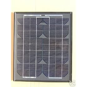 10 Watt Black Frame Mono-crystalline Solar Panel and Battery Charger by Solar Tech
