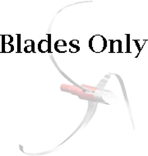 Flying Arrow Tom Bomb Extreme Replacement Blades, 100 Grain, Silver