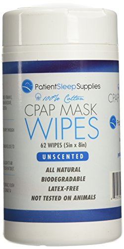 CPAP Mask Wipes - 62 Wipe Canister - Unscented