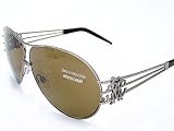 Roberto Cavalli - New Roberto Cavalli Tiresia 385S 385-S 670 Gunmetal Aviator Sunglasses 