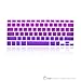 TOP CASE - Faded Ombre Series Keyboard Cover Skin Compatible with MacBook 13