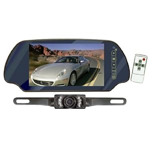 Pyle PLCM7200 7-Inch TFT Mirror Monitor with Rear-View Night Vision Camera Pyle PLCM7200 7-Inch TFT Mirror Monitor with Rear-View Night Vision Camera