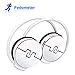 PLAY X STORE Pedometer + Wireless Bluetooth + TF Card +Caller ID Vocal Broadcast Jogger Sports Headset with Wireless Stereo Outdoor Sports Bluetooth Headphones With Microphone for Android/IOS Smartphone Tablet and More (White)