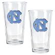 North Carolina Tar Heels NCAA 2pc Pint Ale Glass Set by Great American Products