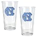 North Carolina Tar Heels NCAA 2pc Pint Ale Glass Set by Great American Products