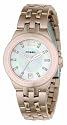 Fossil Ladies Sport Watch, Gold Plated Bracelet, White Dial AM4125
