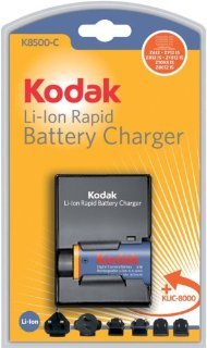 Kodak Kodak Li-ion Digital Camera Battery and Charger K8500 -C+1 Batteries