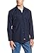 Dickies Occupational Workwear LL535NV Polyester/ Cotton Men's Long Sleeve Industrial Work Shirt, Navy Blue