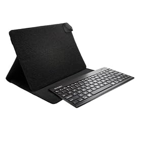 Click here to buy Kensington KeyFolio Pro 2 Universal Removable Keyboard, Case and Stand for 10-Inch Tablets, Black (K39519US).