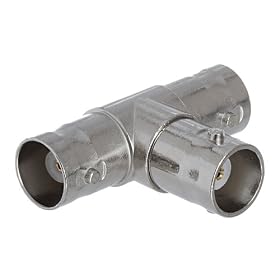 BNC T Adapter - 3 Female: Electronics