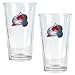 Colorado Avalanche NHL 2pc Pint Ale Glass Set - Primary Logo