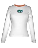 5th & Ocean University of Florida Women's White Long Sleeve Thermal Tee