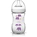 Philips Avent Elephant Natural Bottles, 9 oz, 3 count