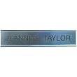 Standard Aluminum Desk Sign, 2x10, Gold
