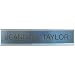 Standard Aluminum Desk Sign, 2x10, Gold