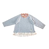 ホッペッタ Hoppetta 裾フリルトレーナー グレー 90cm 58385